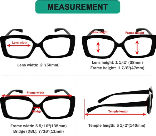 Vista 3 de Eyekepper Paquete de 4 lentes de lectura para mujer - Lectores para mujer