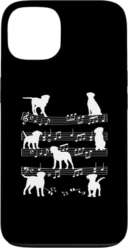 Vista 7 de Musician Dog Playing On Musical Notes Music Lover Piano Case for iPhone 16
