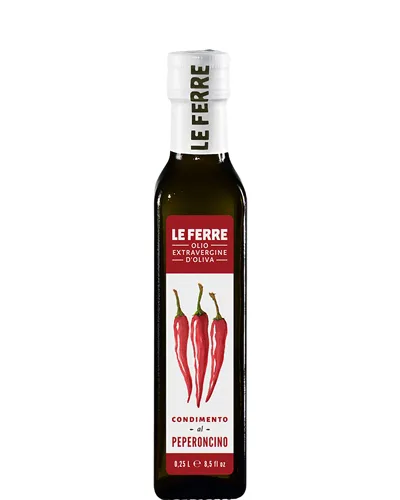 Vista 5 de Le Ferre Aceite de Oliva Virgen Extra con Sabor - 8.5 fl oz (Bergamota)