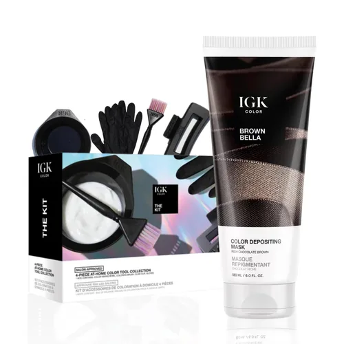 Vista 10 de IGK - Máscara de depósito de color A La Plage Boosts Shine & Enhances Blonde Tones, Refreshes Color, Conditioning Treatment, Vegan + Cruelty-Free