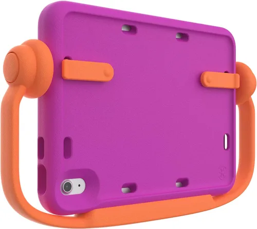 Vista 3 de Funda Speck para iPad para Niños - Funda Protectora Resistente para iPad de 10.9 Pulgadas de 10ª Generación - Soporte y Asa de Rango Múltiple