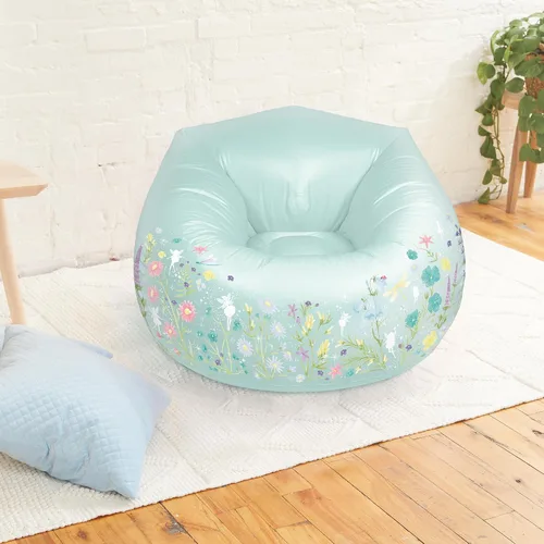 Vista 2 de Make It Real 3C4G: Silla inflable de jardín de hadas, silla inflable cómoda y portátil, perfecta para exteriores e interiores, preadolescentes