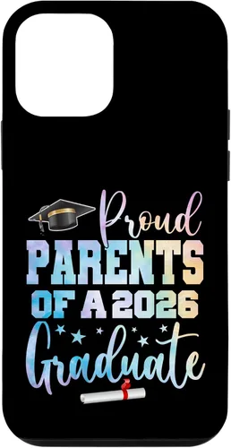 Vista 16 de Proud Parents of A Class of 2026 Graduate Graduation Case for iPhone 16