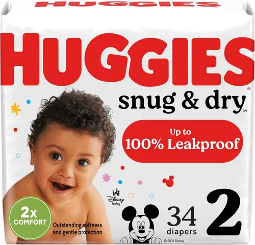 Vista 24 de Pañales Huggies Snug & Dry para bebé