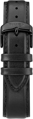 Vista 3 de Reloj clásico Timex Waterbury Chrono Leather, correa de cuero., talla única , NegroNegro