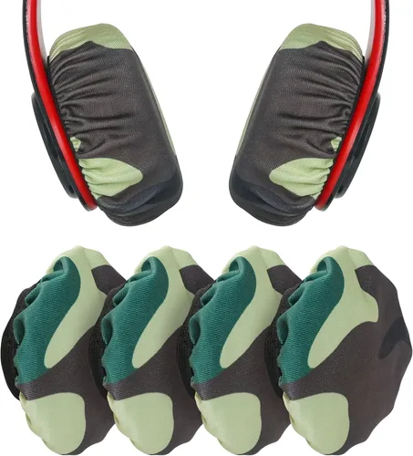 Vista 9 de Almohadillas para auriculares, PChero 2 pares de almohadillas para auriculares lavables y elásticas, protectores para auriculares, cubierta