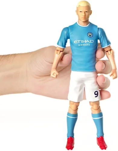 Vista 7 de Sockers Banbo Toys Manchester City F.C. Erling Haaland - Figura de acción de fútbol coleccionable de 8 pulgadas