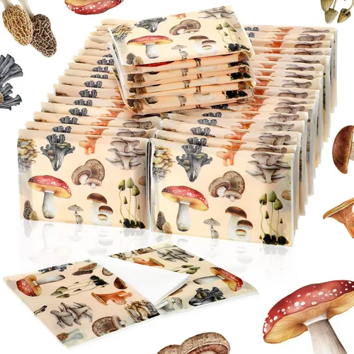 Vista 13 de Geyee 50 paquetes de pañuelos faciales para viajes, paquetes de bolsillo desechables para invitados a bodas, viajes, escuela, bolsos, suministros