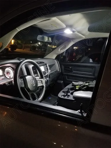 Vista 5 de AUTOGINE Kit de 12 luces LED interiores blancas para Dodge Ram 2009 2010 2011 2012 2013 2014 2015 2016 2017 2018 Super Bright 6000K paquete