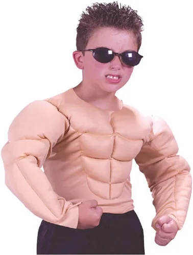 Vista 4 de Distraz de niño, camisa muscular, pequeño (4-6)