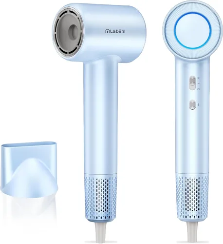 Vista 15 de Labiim Secador de pelo, secador iónico de alta velocidad con motor sin escobillas de 110,000 RPM para secado rápido, frizz de iones de 656.2 ft