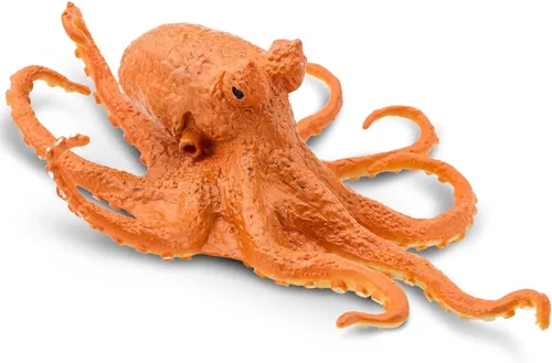 Vista 5 de Safari Ltd. Figura de pulpo – Figura detallada de plástico de 5 pulgadas – Divertido juguete educativo para niños, niñas y niños a partir de 3 años