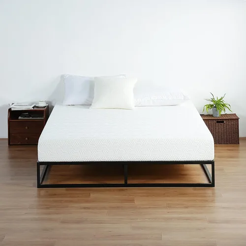 Vista 17 de Marco de cama de metal moderno Olee Sleep de 9.0 in