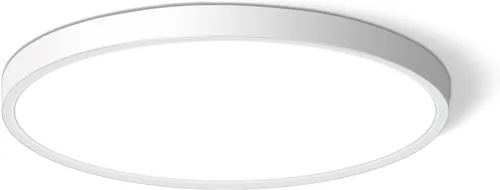 Vista 10 de Lámpara de techo LED de montaje empotrado, luz de techo de perfil bajo de 9 Blanco