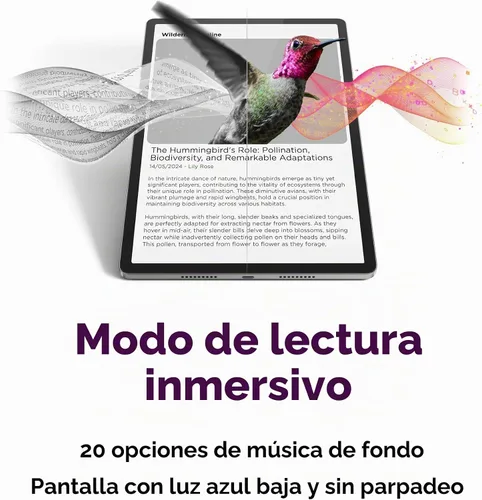 Vista 7 de Lenovo Idea Tab Pro with Google Gemini - Student Tablet - 12.7” 3K LCD Display - 8 GB Memory - 128 GB Storage - MediaTek Dimensity 8300 - Includes