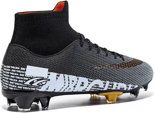 Vista 6 de Zapatos de fútbol para hombre, botas de fútbol profesionales con punta alta, para competiciónentrenamientoatletismo
