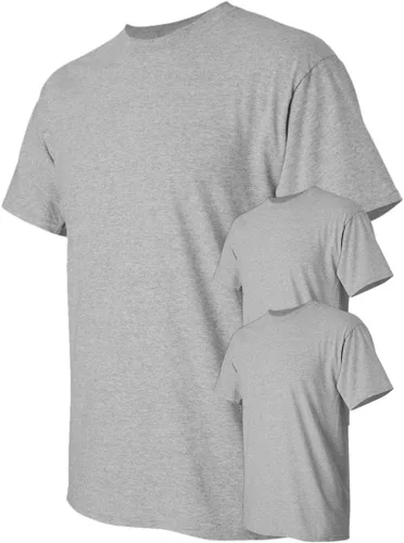 Vista 265 de Gildan Camiseta G500 para hombre Ceniza/baya