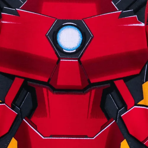 Vista 3 de Marvel Disfraz de Iron Man PJ PALS para niños de 5 años, multicolor, Multi colorido