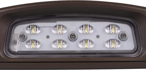 Vista 6 de Paquete de pared de emergencia de corte completo LED de bronce serie EOF con fotocélula 5000K (EOF1MV5KBZP)