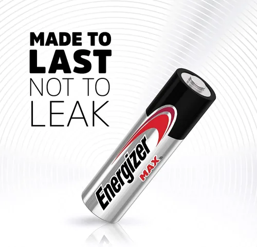 Vista 3 de Energizer Las baterías alcalinas AA, las baterías dobles A máximas de larga duración ofrecen una potencia confiable para el uso diario y situaciones