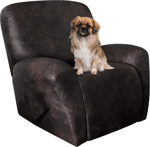 Vista 10 de ANARACHON Fundas para Sillas Reclinables Tipo Cuero, 4 Piezas Funda para Sillón Reclinable Lazy Boy, Protector de Muebles - Funda Suave Lavable
