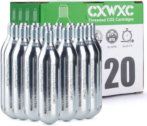 Vista 7 de CXWXC 16g / 25g Threaded CO2 Cartridges for Bike Tires