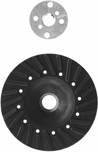 Vista 3 de Bosch MGS0450 4-1/2 pulg. Almohadilla de respaldo con tuerca de bloqueo
