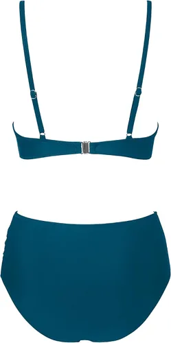 Vista 2 de SUUKSESS Bikini de cintura alta para mujer, sexy, push up, traje de baño de dos piezas