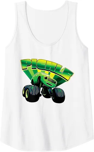 Vista 7 de Blaze and the Monster Machines Camiseta sin mangas Pickle Badge, Negro