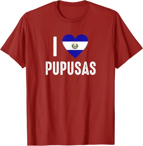 Vista 44 de Camiseta I Love Pupusa from El Salvador