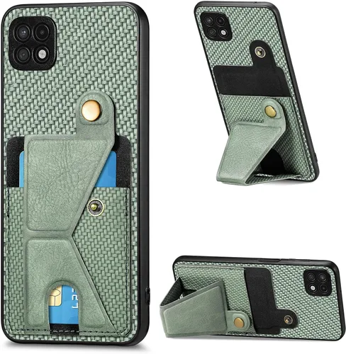 Vista 50 de Funda para Oppo K10x / OnePlus Nord CE 2 Lite 5G Funda para Realme 9 5G / 9 Pro / Q5 / V25 Funda de piel sintética con ranuras para tarjetas