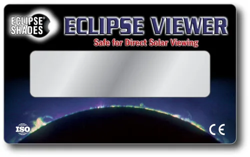 Vista 5 de # 14 – Visor de vidrio para eclipse solar de vidrio- agradable verde Imagen de la sol – Fabricadas en Estados Unidos