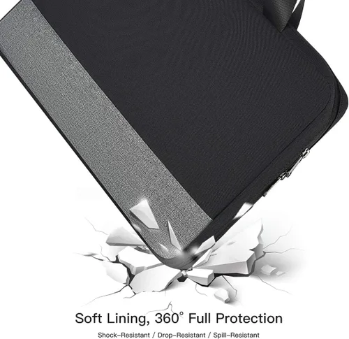 Vista 6 de Funda para laptop de 17.3 pulgadas, para hombre y mujer, TSA para HP Envy 17/Pavilion 17/OMEN 17, Dell G3 G7 17.3/Inspiron 17, Acer Aspire 17, Negro