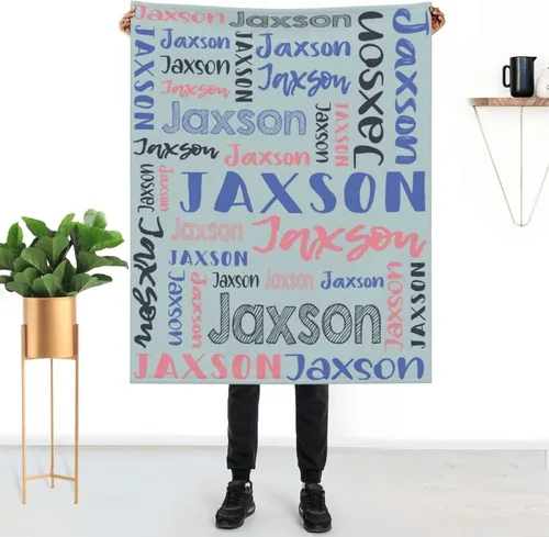 Vista 42 de Mantas de bebé personalizadas para niñas y niños con nombre, mantas de bebé personalizadas con nombre, mantas personalizadas para niños, artículos