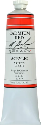 Vista 5 de M. Graham - Pintura acrílica de tubo de 2 onzas, carmesí Alizarin Alizarin Crimson