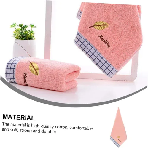 Vista 4 de UPKOCH Toalla de cara bordada Toallas decorativas Toalla de baño de microfibra Toallas de baño decorativas Toallas de cocina Toallas de cocina