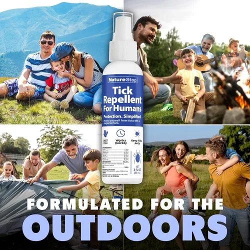 Vista 4 de Repelente de garrapatas para humanos 3oz