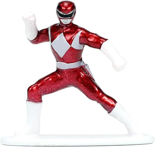 Vista 8 de Jada Toys Power Rangers 1:32 1967 Toyota 2000 GT - Coche fundido a presión y figura de 1.65 pulgadas Red Rangers, juguetes para K a partir de 8 años