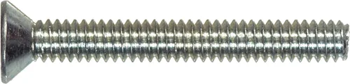 Vista 2 de Tornillo de máquina Phillips de cabeza plana de zinc #6-32 x 1-1/2