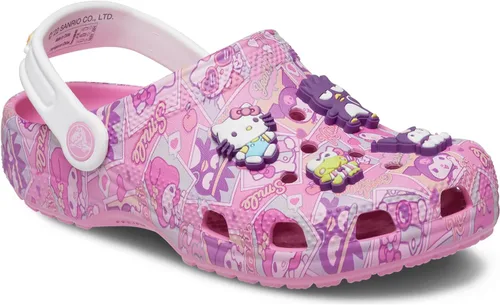 Vista 5 de Crocs Zuecos clásicos de Hello Kitty unisex para niños