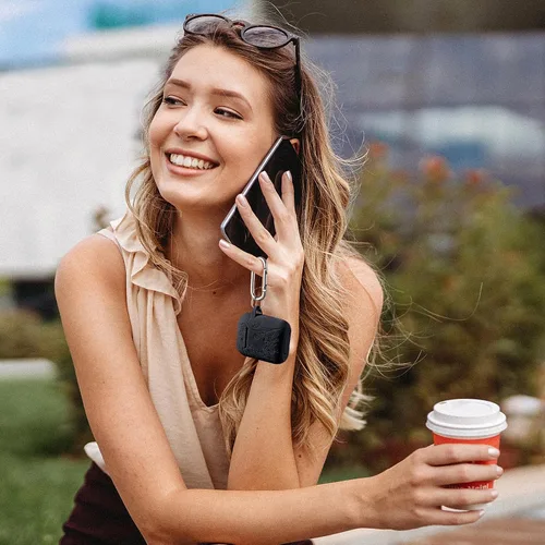 Vista 5 de Lerobo para Funda AirPod, Funda de 2ª y 1ª Generación, Funda Protectora Completa con Grabado de Flores Compatible con Funda de Carga Apple AirPod