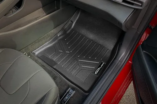 Vista 2 de SMARTLINER Juego de 2 filas de alfombrillas para todo tipo de clima, compatible con Hyundai Elantra 2021-2025
