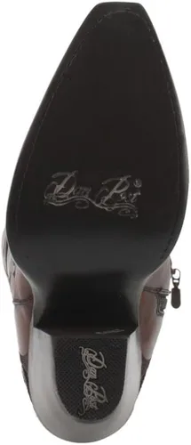 Vista 8 de Dan Post Seductress Botas por encima de la rodilla de cuero castaño