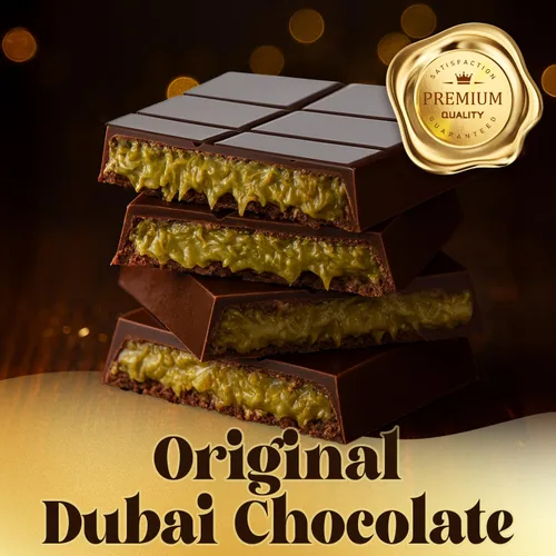 Vista 8 de Ceres Gourmet Barra de chocolate oscuro Dubai Pistachio Knafeh 7 oz