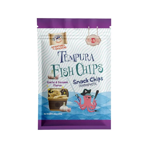 Vista 10 de Swashbuckle Snacks Patatas fritas crujientes de tempura calamar, sabor a queso, 0.95 onzas (0.95 oz), paquete de 5, fabricado en Japón, Otsumami