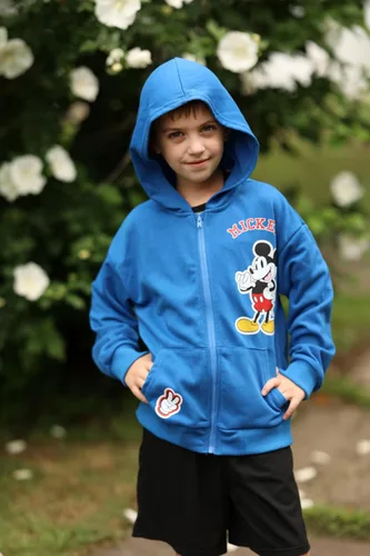 Vista 4 de Disney Frozen Stitch Princesa Minnie Mickey Spiderman Sudadera con Capucha con Cremallera para Niñas/Niños Otoño Chaqueta Sudadera con Cremallera