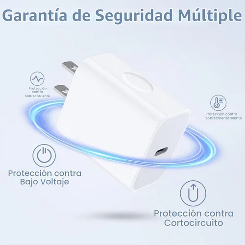 Vista 4 de USB C Samsung S25 FE Bloque de carga rápida para Galaxy S24 S23 FE Ultra S22 Plus S21 A16 A15 A25 A05 A05S A14 A54 A13, iPhone 16 Pro Max 15 Plus 14