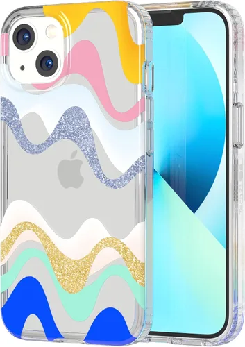 Vista 7 de Tech21 Evo Art - Funda protectora para iPhone 13 con ilustraciones exclusivas y protección contra caídas de 12 pies Multi