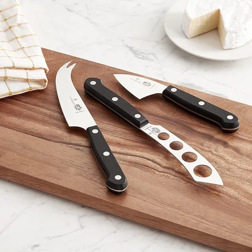 Vista 3 de Victorinox Swiss Army - Juego de cuchillos de queso gourmet de 3 piezas