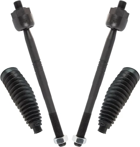 Vista 315 de TRQ Kit de dirección delantera con barra de acoplamiento de fuelle de piñón y cremallera compatible con Toyota Echo 2000-2005